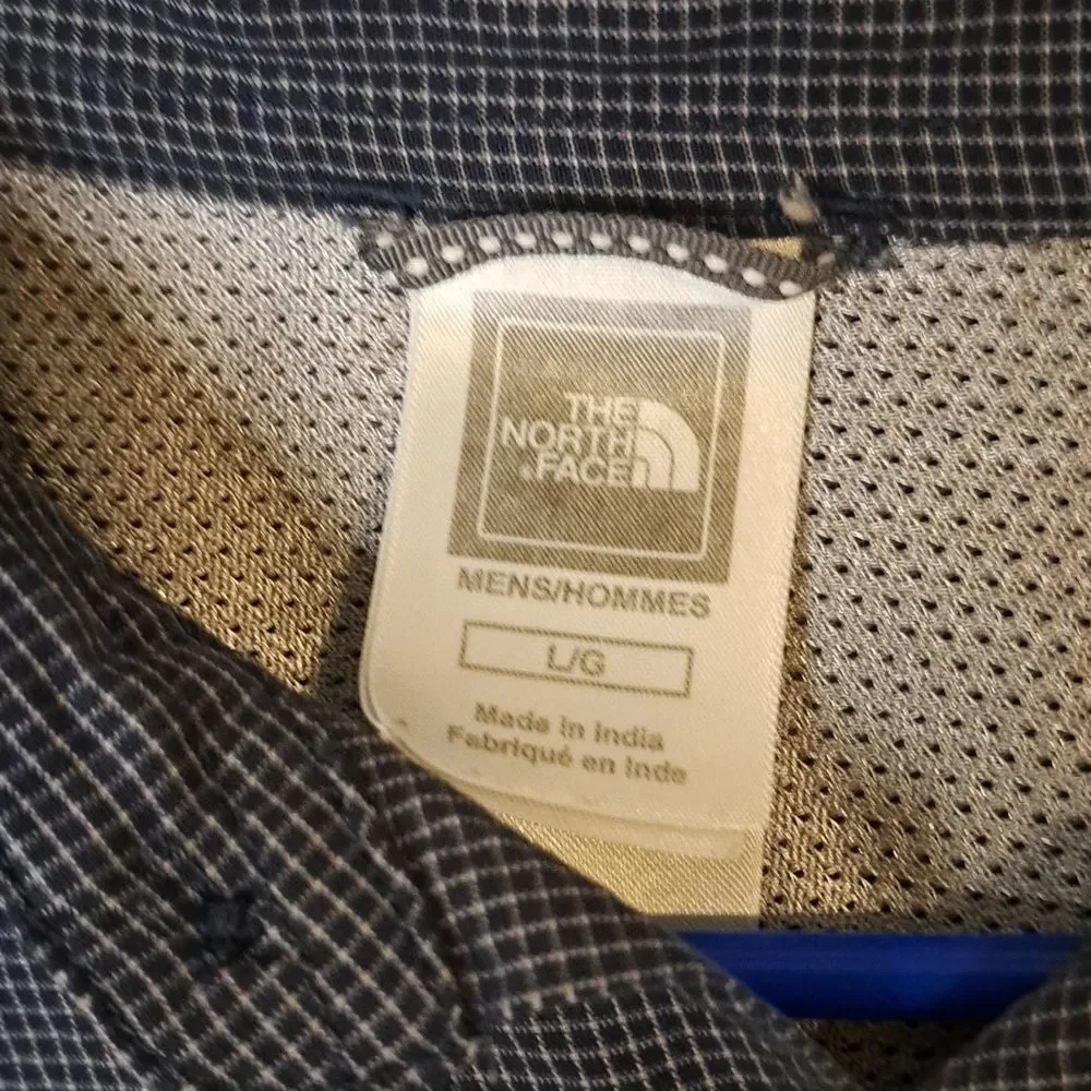 The North Face Men's Blue Short Sleeve Shirt size large